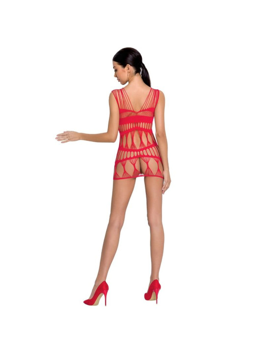 BODYSTOCKING ROJO ENCAGE TRANSPARENTE TALLA ÚNICA DE LA MARCA PASSION WOMAN