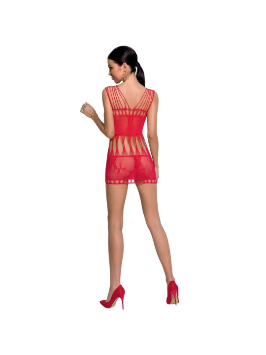 BODYSTOCKING ROJO ENCAGES TRANSPARENTE TALLA ÚNICA DE LA MARCA PASSION WOMAN