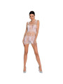 BODYSTOCKING SEXY BLANCO CON ENCAJES - TALLA ÚNICA DE LA MARCA PASSION WOMAN