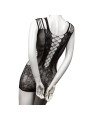 MINIVESTIDO SEDUCTOR PEEK-A-BOO CON ENCAJE DE MALLA DE LA MARCA CALEXOTICS