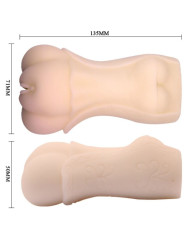 MASTURBADOR VAGINA REALISTA WATER SKIN - AUTOLUBRICANTE Y DISCRETO DE LA MARCA CRAZY BULL