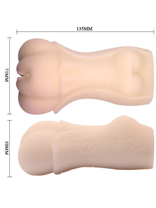 MASTURBADOR VAGINA REALISTA WATER SKIN - AUTOLUBRICANTE Y DISCRETO DE LA MARCA CRAZY BULL