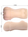 MASTURBADOR VAGINA REALISTA WATER SKIN - AUTOLUBRICANTE Y DISCRETO DE LA MARCA CRAZY BULL