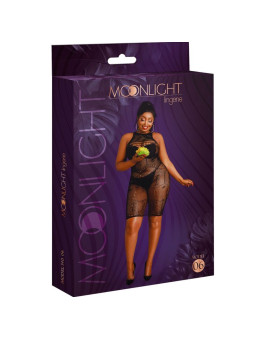 VESTIDO NEGRO PLUS SIZE MODELO 6 TALLA ÚNICA DE LA MARCA MOONLIGHT