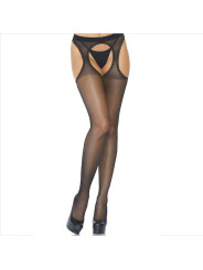 MEDIAS DE LIGUERO TRANSPARENTE SEXY CON ELASTANO DE LA MARCA LEG AVENUE HOSIERY