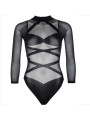 BODY TRANSPARENTE CON MEDIAS HASTA EL MUSLO - 2 PIEZAS DE LA MARCA LEG AVENUE SETS