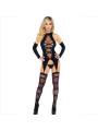 SET BODY + MEDIAS + MANGAS NEGRO 3 PIEZAS DE LA MARCA LEG AVENUE SETS
