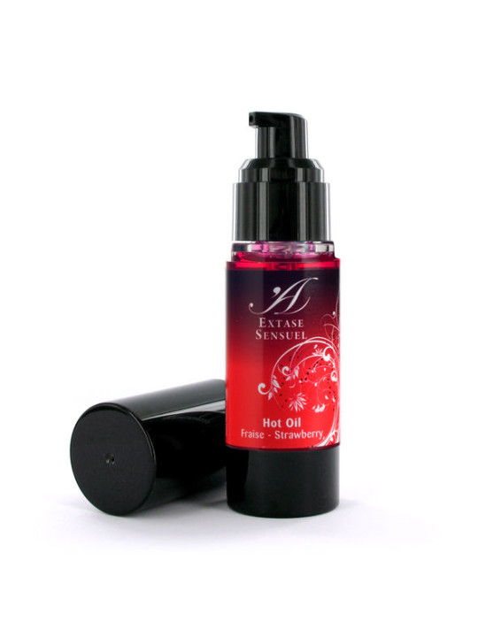 ACEITE ESTIMULANTE CALOR FRESA 30 ML - EXTASE SENSUAL DE LA MARCA EXTASE SENSUAL