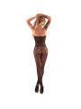 BODYSTOCKING CROTCHLESS NEGRO HACINT TALLA ÚNICA DE LA MARCA LIVCO CORSETTI BODYSTOCKINGS