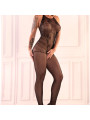 BODYSTOCKING CROTCHLESS NEGRO MAERI LC 17341 TALLA ÚNICA DE LA MARCA LIVCO CORSETTI BODYSTOCKINGS