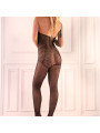 BODYSTOCKING CROTCHLESS NEGRO MAERI LC 17341 TALLA ÚNICA DE LA MARCA LIVCO CORSETTI BODYSTOCKINGS