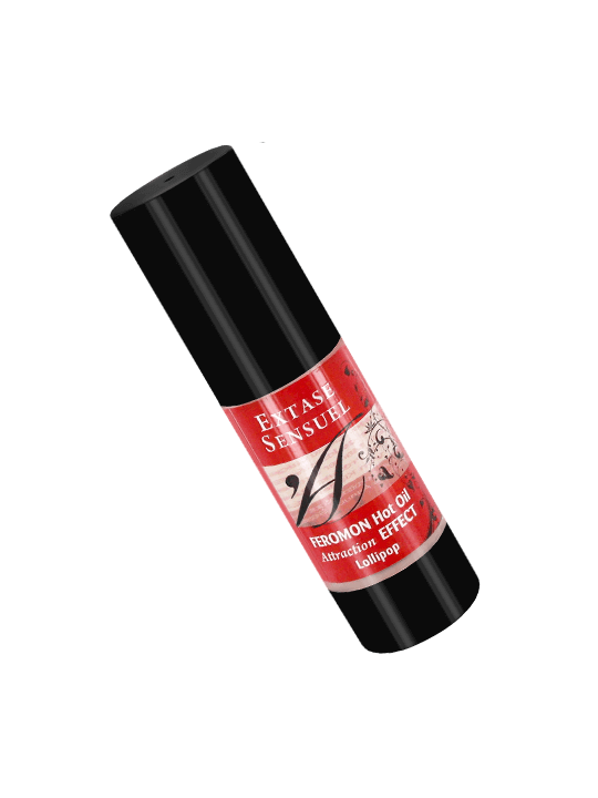 ACEITE MASAJE EFECTO CALOR FEROMONAS PIRULETA 30ML DE LA MARCA EXTASE SENSUAL