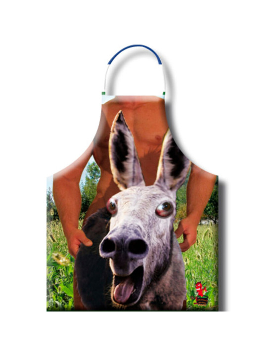 DELANTAL BURRO EROTICO Y DIVERTIDO PARA FIESTAS DE LA MARCA DIABLO PICANTE