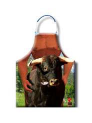 DELANTAL TORO EROTICO Y DIVERTIDO PARA FIESTAS DE LA MARCA DIABLO PICANTE