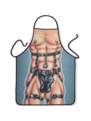 DELANTAL SADO MASCULINO EROTICO Y DIVERTIDO DE LA MARCA DIABLO PICANTE