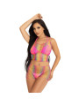 SET TOP Y PANTALÓN REJILLA ARCOÍRIS SEXY DE LA MARCA LEG AVENUE SETS