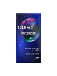 PRESERVATIVOS DUREX PLACER PROLONGADO 12 UNIDADES DE LA MARCA DUREX CONDOMS