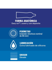 PRESERVATIVOS DUREX EXTRA SEGURO 12 UNIDADES DE LA MARCA DUREX CONDOMS