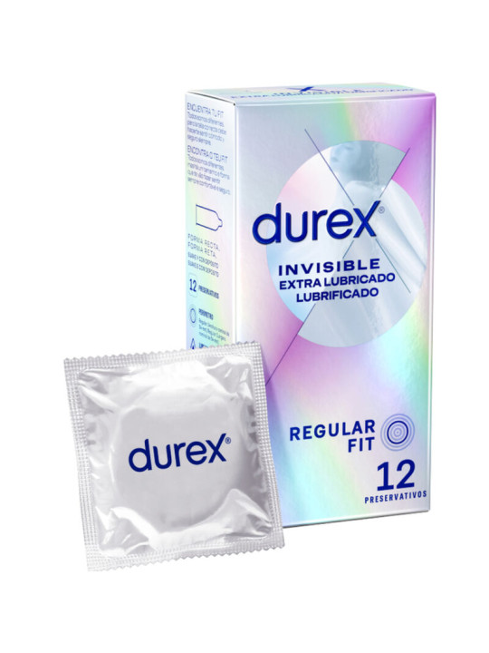 PRESERVATIVOS DUREX INVISIBLE EXTRA FINOS Y LUBRICADOS DE LA MARCA DUREX CONDOMS