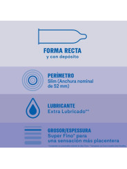 PRESERVATIVOS DUREX INVISIBLE EXTRA FINOS Y LUBRICADOS DE LA MARCA DUREX CONDOMS