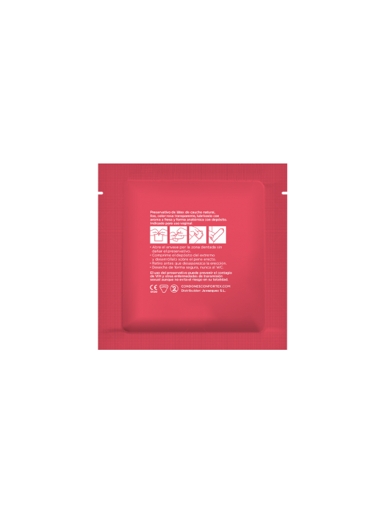 PRESERVATIVOS FRESA LUBRICADOS CAJA 144 UDS DE LA MARCA CONFORTEX