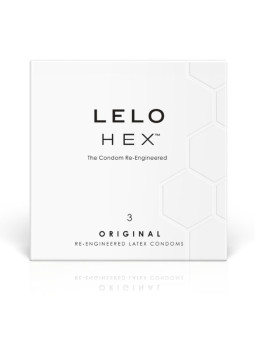 PRESERVATIVOS HEX LELO CAJA 3 UDS SENSIBILIDAD EXTREMA DE LA MARCA LELO
