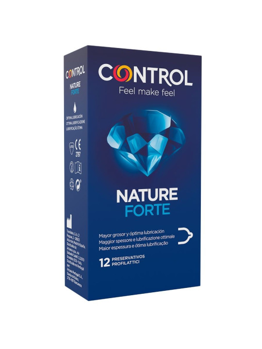 PRESERVATIVOS FORTE 12 UNIDADES - MAYOR GROSOR Y SENSIBILIDAD DE LA MARCA CONTROL CONDOMS