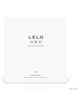 CONDONES HEX LELO CAJA 36 UDS - SENSIBILIDAD Y RESISTENCIA DE LA MARCA LELO