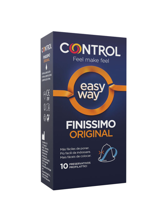 PRESERVATIVO CON APLICADOR EASY WAY FINISSIMO X10 DE LA MARCA CONTROL CONDOMS