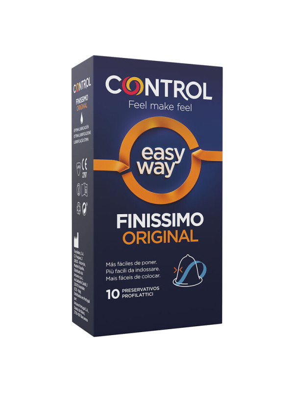 PRESERVATIVO CON APLICADOR EASY WAY FINISSIMO X10 DE LA MARCA CONTROL CONDOMS