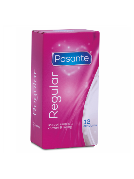 CONDOM PASANTE REGULAR 12 UNIDADES SENSACIÓN NATURAL DE LA MARCA PASANTE