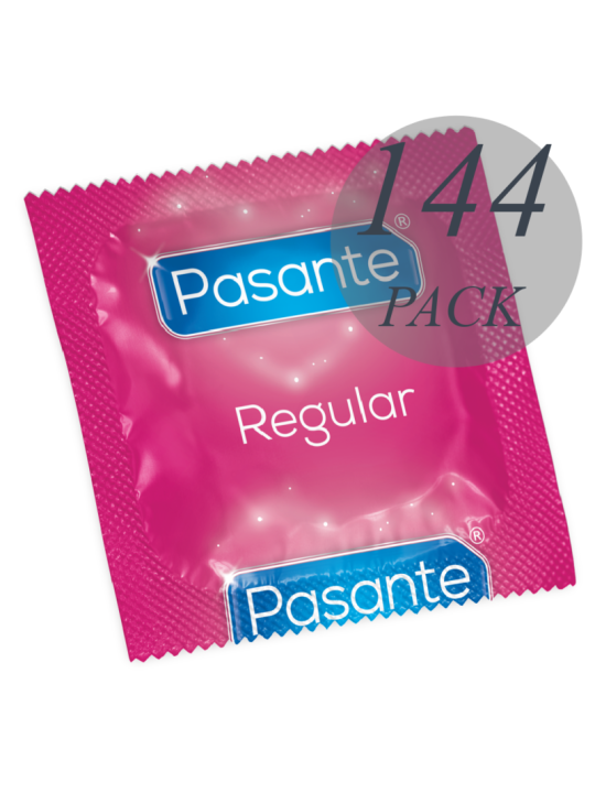 CONDOM PASANTE REGULAR 144 UNIDADES - SENSACIÓN NATURAL DE LA MARCA PASANTE