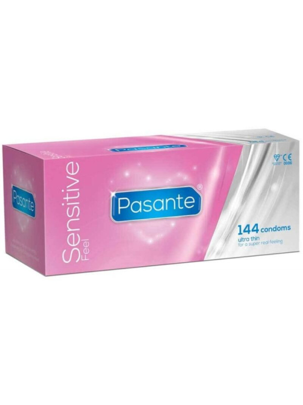 PRESERVATIVOS ULTRAFINOS SENSITIVE 144 UNIDADES DE LA MARCA PASANTE