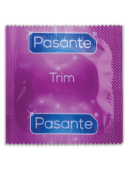 PRESERVATIVOS DELGADOS TRIM MS AJUSTE CÓMODO X3 DE LA MARCA PASANTE