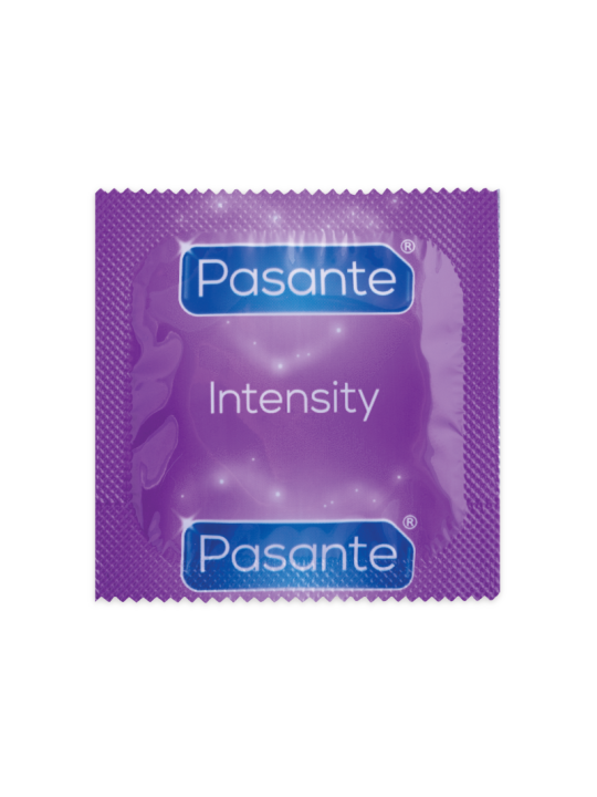 CONDONES TEXTURIZADOS RIBBED & DOTS INTENSITY X3 DE LA MARCA PASANTE