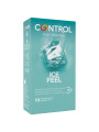 PRESERVATIVOS ICE FEEL EFECTO FRÍO MENTA 10U DE LA MARCA CONTROL CONDOMS