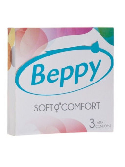 PRESERVATIVOS BEPPY SOFT AND COMFORT 3 UNIDADES DE LA MARCA BEPPY
