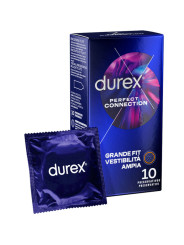PRESERVATIVOS DUREX PERFECT CONNECTION EXTRA LUBRICADOS DE LA MARCA DUREX CONDOMS