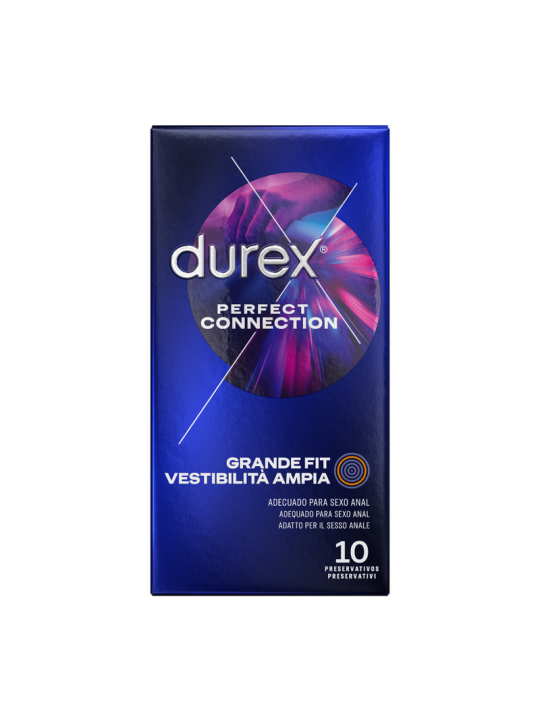 PRESERVATIVOS DUREX PERFECT CONNECTION EXTRA LUBRICADOS DE LA MARCA DUREX CONDOMS