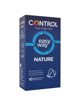 PRESERVATIVOS NATURE EASY WAY 10 UNIDADES DE LA MARCA CONTROL CONDOMS