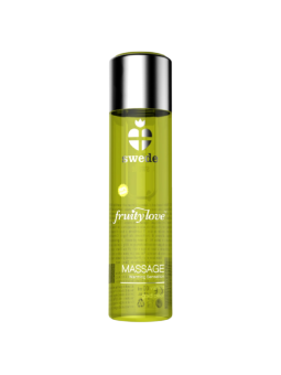 ACEITE DE MASAJE FRUITY LOVE EFECTO CALOR VAINILLA Y PERA 120 ML DE LA MARCA SWEDE