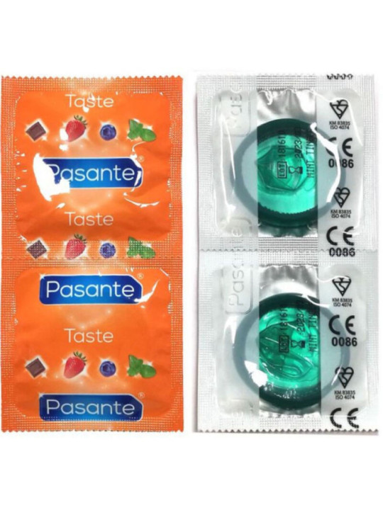 PRESERVATIVOS SABOR MENTA PASANTE X144 UNIDADES DE LA MARCA PASANTE