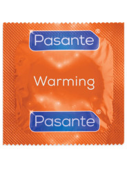 PRESERVATIVOS EFECTO CALOR CON ESTRIAS 144 UNIDADES DE LA MARCA PASANTE