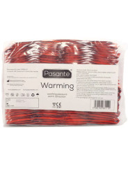 PRESERVATIVOS EFECTO CALOR CON ESTRIAS 144 UNIDADES DE LA MARCA PASANTE