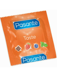 PRESERVATIVOS SABOR FRESA PASANTE X144 UNIDADES DE LA MARCA PASANTE
