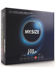 PACK 28 PRESERVATIVOS MY.SIZE 60 MM VARIADOS DE LA MARCA MY SIZE MIX
