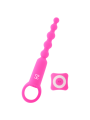 VIBRADOR ANAL CONTROL REMOTO RONIE SILICONA ROSA DE LA MARCA MORESSA