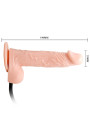 DILDO HINCHABLE REALISTA 15 CM CON VENTOSA Y TEXTURA DE LA MARCA BAILE DILDOS