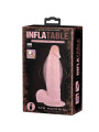 DILDO HINCHABLE REALISTA 15 CM CON VENTOSA Y TEXTURA DE LA MARCA BAILE DILDOS