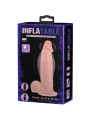 DILDO REALISTICO INFLABLE CON VENTOSA Y VIBRACIÓN DE LA MARCA BAILE